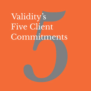 Download a PDF of our<br />5 Client Commitments